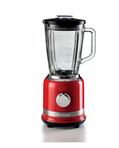 ARIETE Blender Moderna 585/00, 1000 W, 1,5 l, stakleni vrč, crveni