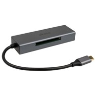 AKASA Čitač kartica USB 3.2 Gen1 Type-C 3-in-1 AK-CR-09BK