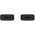 SAMSUNG Podatkovni kabel EP-DN970BBE, Type-C na Type-C, 25 W, 1 m, crna