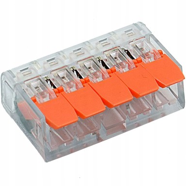 Brza spojnica PCT-415, 5 priključaka, 0,14-4 mm², 1 kom