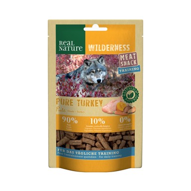 REAL NATURE Poslastica za pse Wilderness Meat Snack Soft puretina 150 g