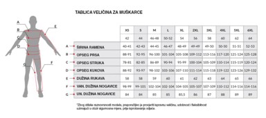 ADRENALINE Jakna Hercules PPE, veličina 5XL