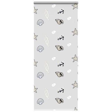 Rolo zavjesa za tuš s kazetom, 90x240 cm, širina tkanine 86 cm