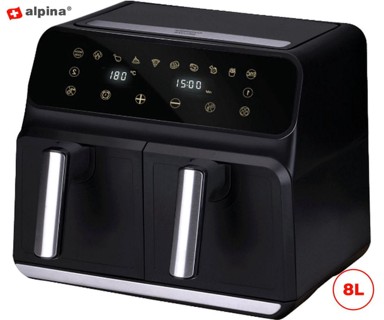 ALPINA Friteza na vrući zrak, 8 l, 1700 W