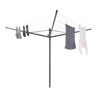 BRABANTIA Antracitno siva vrtna sušilica za rublje 50 m Lift-O-Matic