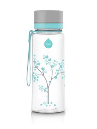 EQUA Plastična boca od tritana Mint Blossom, BPA free, 600 ml, svijetlo zelena