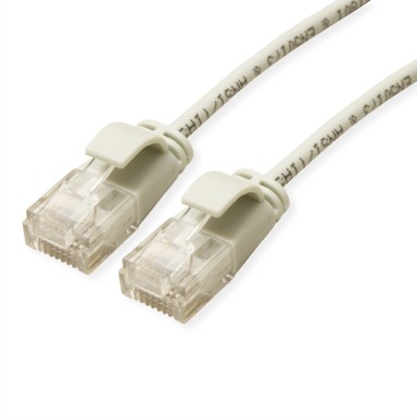 ROLINE UTP kabel Cat6a 1m, siva