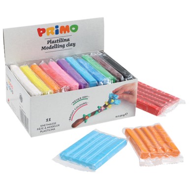 PRIMO Plastelin CMP2661CP11, 11 boja x 50 g