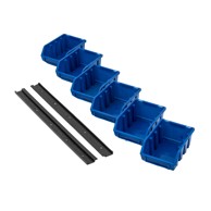 LUX TOOLS Organizator alata otvorena 62st set plavi
