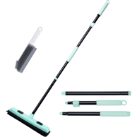 NIKCORP Gumena četka 3-u-1 MALL 133 cm, crna