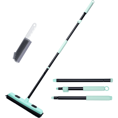 NIKCORP Gumena četka 3-u-1 MALL 133 cm, crna