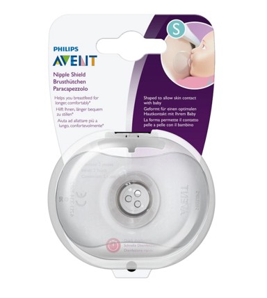 PHILIPS AVENT Štitnik za bradavice SCF153/11, S, 2 komada
