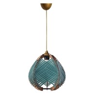 OPVIQ LIGHTS Plava/u prirodnoj boji viseća svjetiljka s tekstilnim sjenilom ø 25 cm 