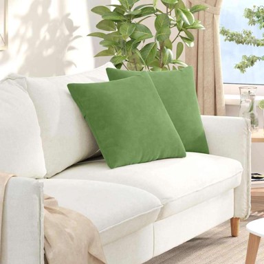 Jastučići za sofu 2 kom 50 x 50 cm, svijetlo zeleni