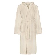 Bež pamučni kućni ogrtač XXL