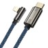 BASEUS Kutni kabel Legend USB Tip-C, 20W, 2 m, plavi