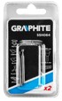 GRAPHITE HSS Trapezno glodalo, drška 3 mm, 2 kom.