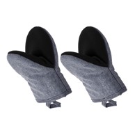 TISECO HOME STUDIO Komplet od 2 tamno sive rukavice 