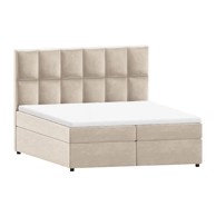 ROPEZ Boxspring krevet Flip s prostorom za odlaganje 200x200 cm, bež