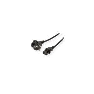 ROLINE VALUE Kabel napajanja PC-monitor IEC320 C13 10A M/F 0.6 m crni