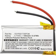 COREPARTS Baterija, 0.67 Wh, Li-Pol, 3.7 V, 180 mAh, za bežične slušalice, crna