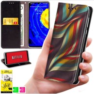 BLUEMOON Futrola tipa novčanik za Honor 400 Lite - maska s otiskom + staklo 9H