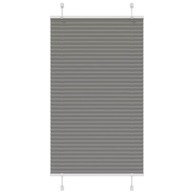 Roleta plisirana, 70x150 cm, širina tkanine 69,4 cm, antracit
