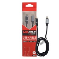 USB-C na USB-C kabel 1 m, 45 W PD/QC 3.0 LCD zaslon