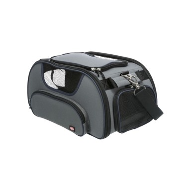 TRIXIE Torba za avion Wings 28x23x46 cm sivo/plava