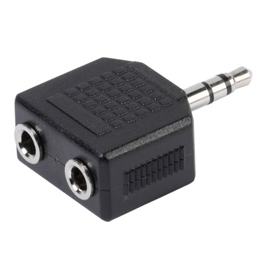 VIVANCO A/V Program kabel Adapter Vivanco 46064 3.5mm jack M na 2x 3.5mm jack Ž