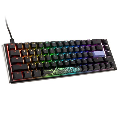 DUCKY Tipkovnica One 3 Classic Black/White SF Gaming, RGB LED - MX-Black (US) DKON2167ST-AUSPDCLAWSC1