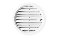 HACO Ventilacijska rešetka, okrugla, zatvarajuća, VM mreža, Ø 125 mm, bijela