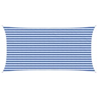 Jedrilica za sunčevu sjenu, 2,5 x 4,5 m, HDPE, plava i bijela