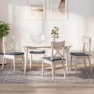 Jastučići za sjedenje 4 kom 40x40x3 cm od baršuna, tamno sivi