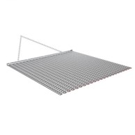 VEVOR Povlačni greben 1,2x1,2 m, srebrni