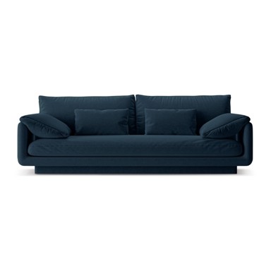 MICADONI HOME Tamno plava sofa 220 cm Torino, 220x103x83 cm