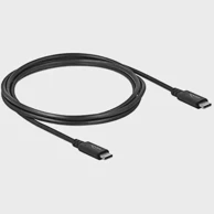 DELOCK Kabel USB4 20 Gbps 2 m, crna