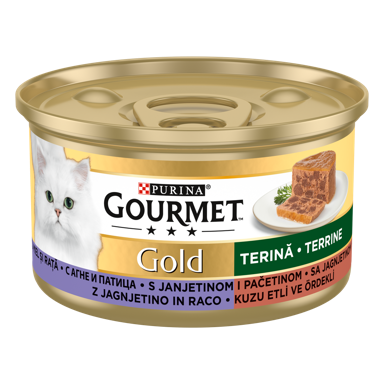 GOURMET GOLD Hrana za životinje COMP JANJETINA I PAČETINA, 85 g