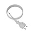 Kabel za napajanje s ravnim utikačem 3 m 3 x 1 mm² 16 A IP44, bijeli