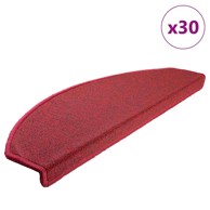 Prostirke za stepenice, 30 kom, crvene, 65x24x4 cm