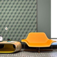 Foto tapeta Monochromatic cubes 250x193