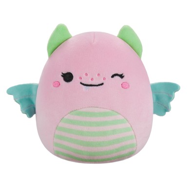 SQUISHMALLOWS Plišana igračka svijetlo rozo čudovište Lilia, 12 cm