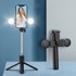 MG Selfie štap Telescopic Bluetooth s LED svjetlom 0.71 m, crna