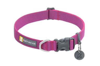 RUFFWEAR Ogrlica Hi&Light, Alpenglow Pink, S (28-36 cm)