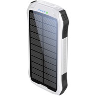 BOOMPODS Powerbank prijenosni punjač NEUTRON SOLAR 10.000mAh, bijeli