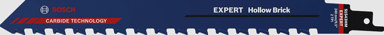 BOSCH Professional list sabljaste pile Expert Hollow Brick S 1543 HM, pojedinačno pakiranje (2608900414)