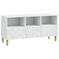 TV ormar, 102 x 34,5 x 50 cm, konstruirano drvo, bijela
