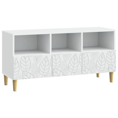 TV ormar, 102 x 34,5 x 50 cm, konstruirano drvo, bijela