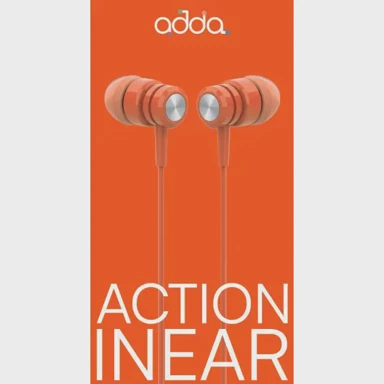 ADDA Slušalice Action Q25, In-Ear, 3,5mm, radient narančaste Q25-RO
