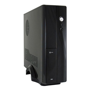 LC-POWER Kućište LC-1400mi, crno, USB 2.0, USB 3.0, mATX, 300W, SFF